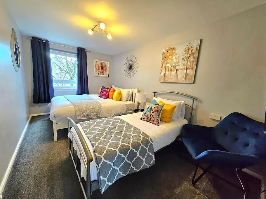 Lovely 3 Bedroom Apartment By Sensational Stay Short Lets & Service Accommodation With 6 Beds Edinburgh 0*,